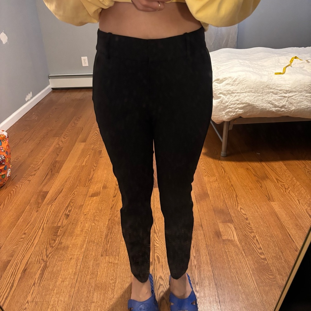 J. Crew Black Slim Ruby Pants in Stretch Twill